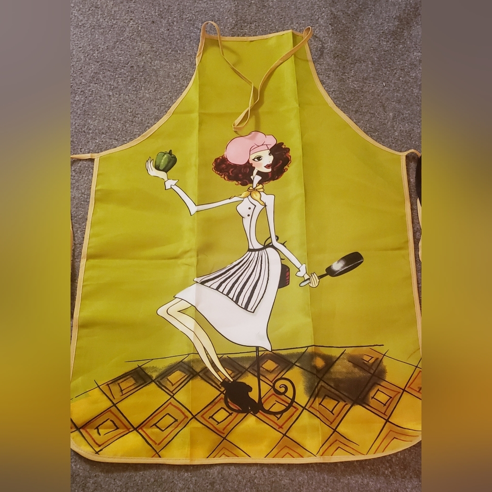 Set Of "Woman In The Kitchen" Cooking Aprons - Picture 5 of 7
